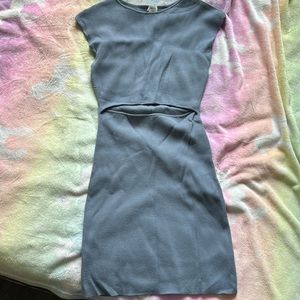 Aritzia Wilfred free Cut-Out Knit Midi Dress